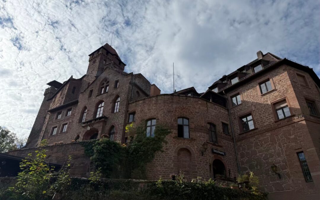 Burgführung, Blockhütten und rohe Eier
